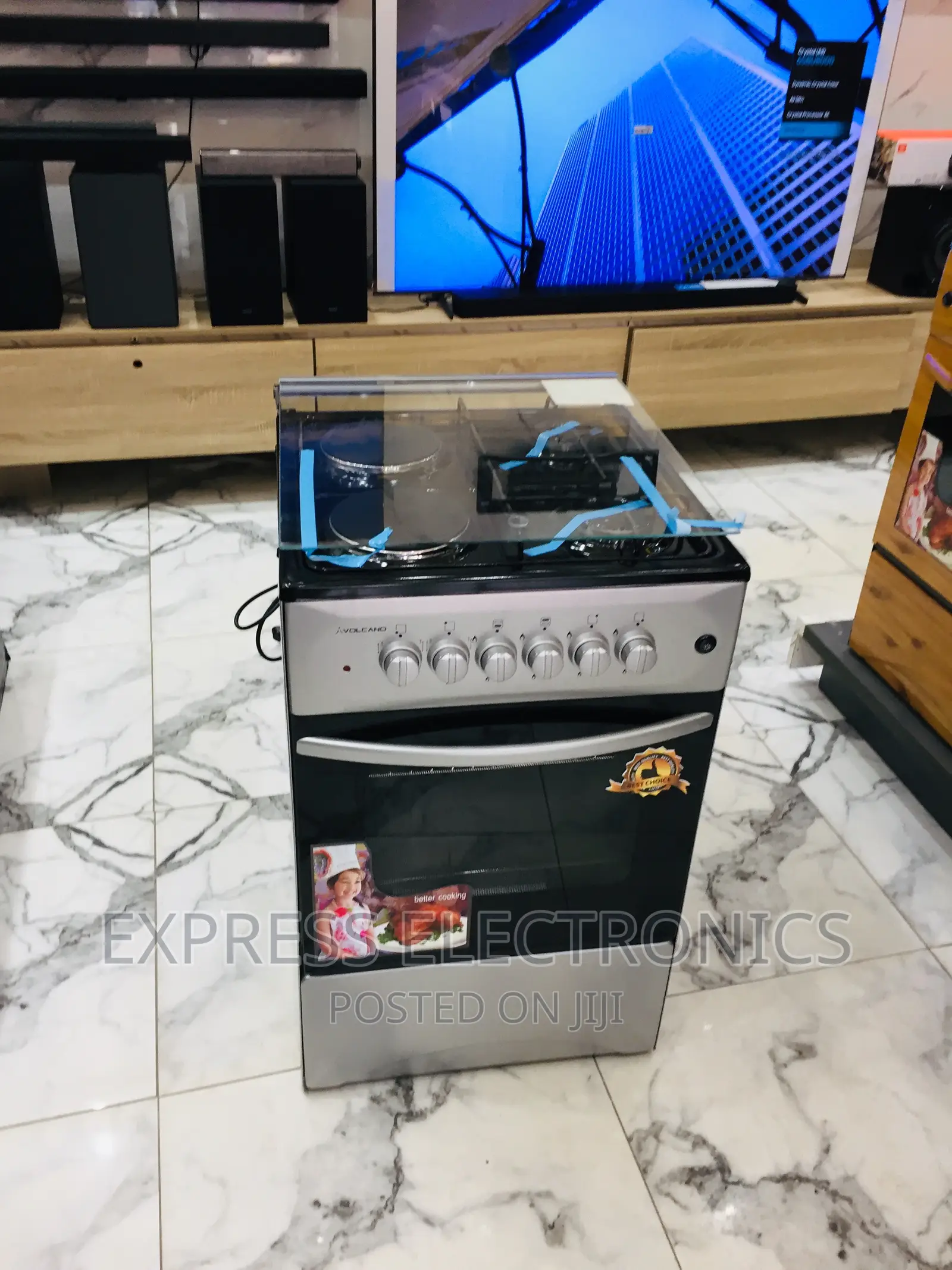 Sliver Gas Electric Cooker Oven Sliver 2] 2