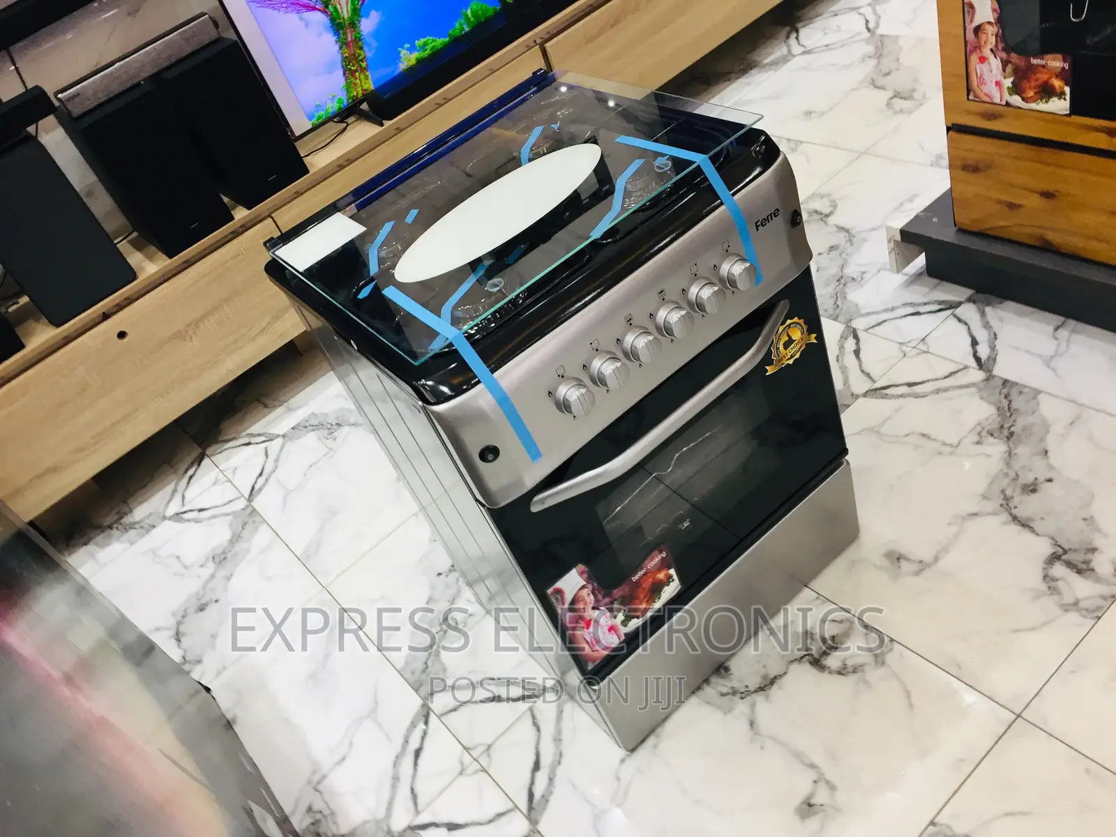 Sliver Gas Cooker 4burner 60/60 