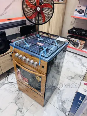 Easy to Operate Gas Cooker Oven Grill 4burner 50/50