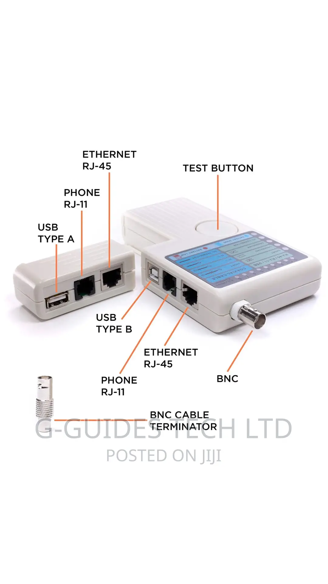 4 -in-1 Network Cable Tester, 4 in 1 Remote Cable Tester