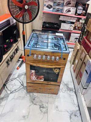 Wooden Gas Cooker 4burner 50/50 Stove Cooker
