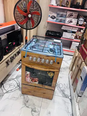 Stylish Gas Cooker Oven 4burner Wooden Lite 