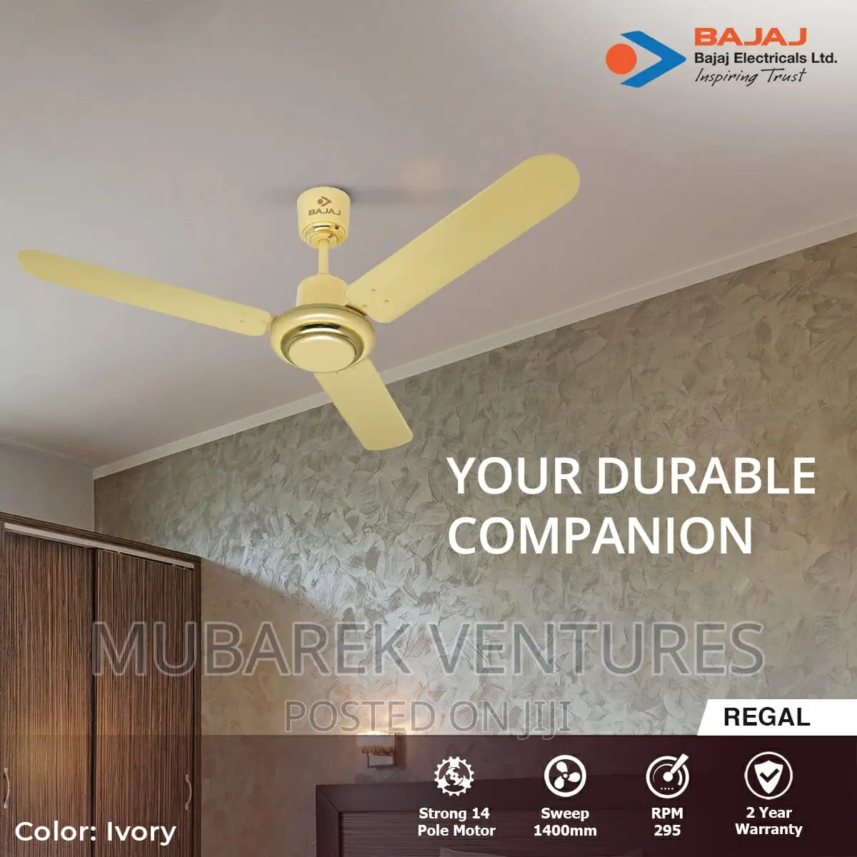 Bajaj Long, Medium ,Short Ceiling Fan