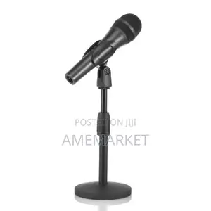 Metal Desktop Microphone Stand Live Streaming Studio Condenser Mic