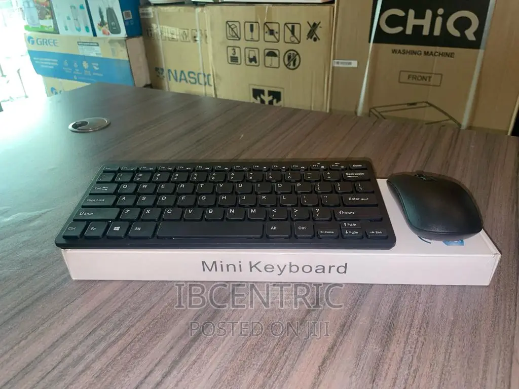 Mini Wireless Keyboard and Mouse Combo