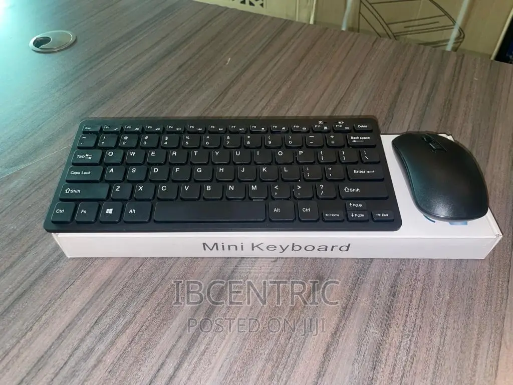 Mini Wireless Keyboard and Mouse Combo