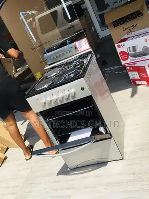 Glass Lid 2 Gas Burner 2 Electric Volcano 50x50 Gray