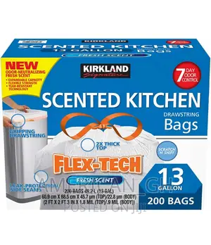Kirkland Signature Flex-Tech 13-Gallon Kitchen Trash Bags