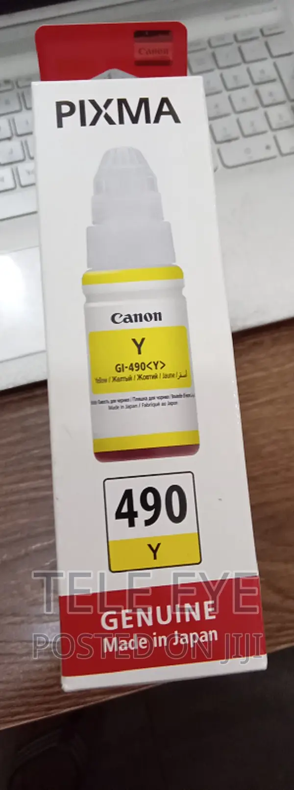 Genuine Canon Pixma-490 Yellow Ink
