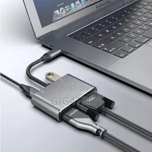 4 in 1 Type-C to VGA HDMI USB Adapter