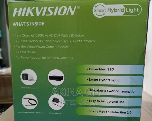 Hikvision Complete 4ch Color CCTV Camera Kit 2