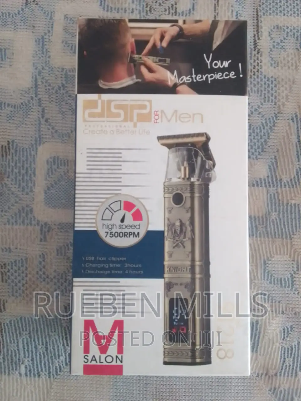 DSP Double Speed Cordless Beard Trimmer Barbering Machine