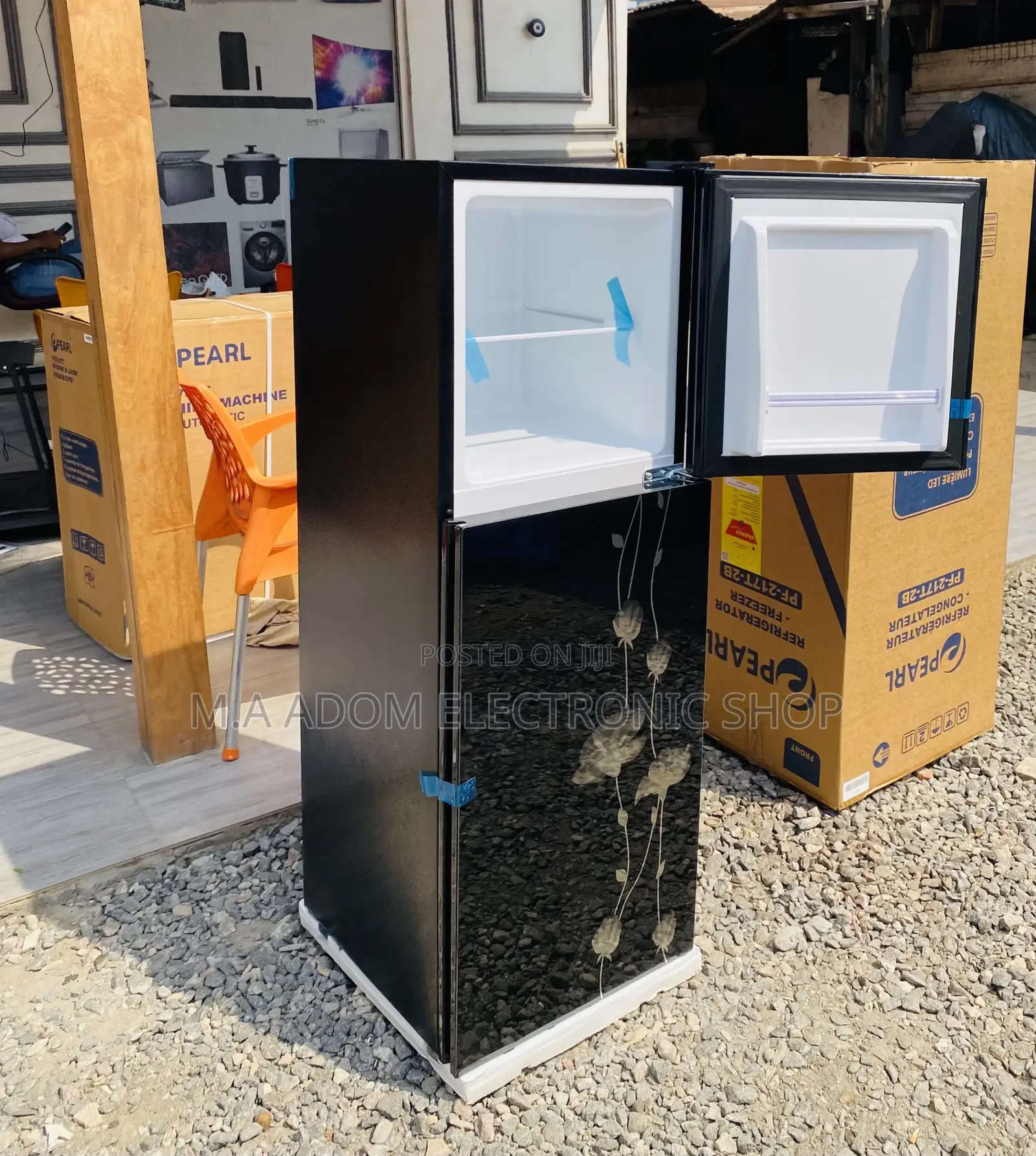 Purchase Adorable Pf217t-2b Double Door Refrigerator.