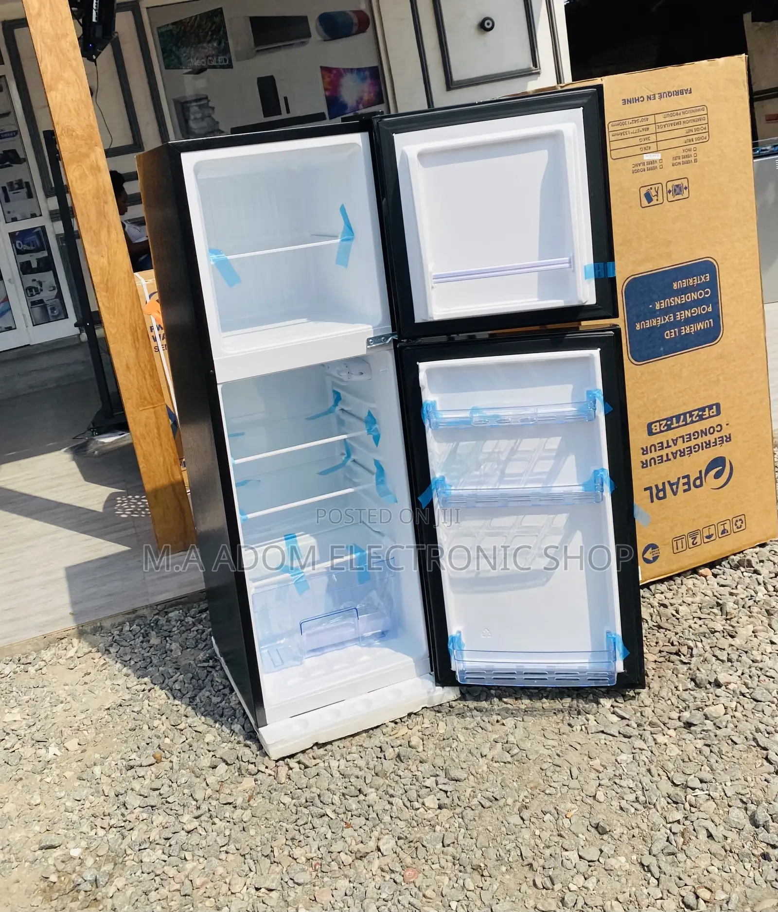 Purchase Adordable Pearl Pf217t-2b Double Door Fridge.