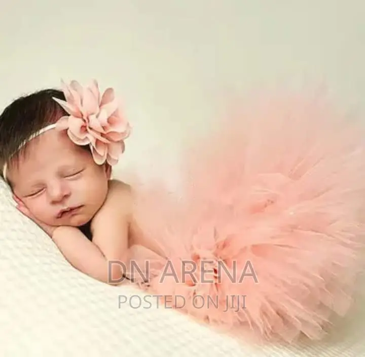 Beautiful Tutu Skirt + Headband for the Princess 0-12months