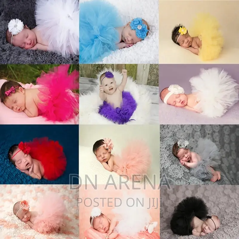 Beautiful Tutu Skirt + Headband for the Princess 0-12months