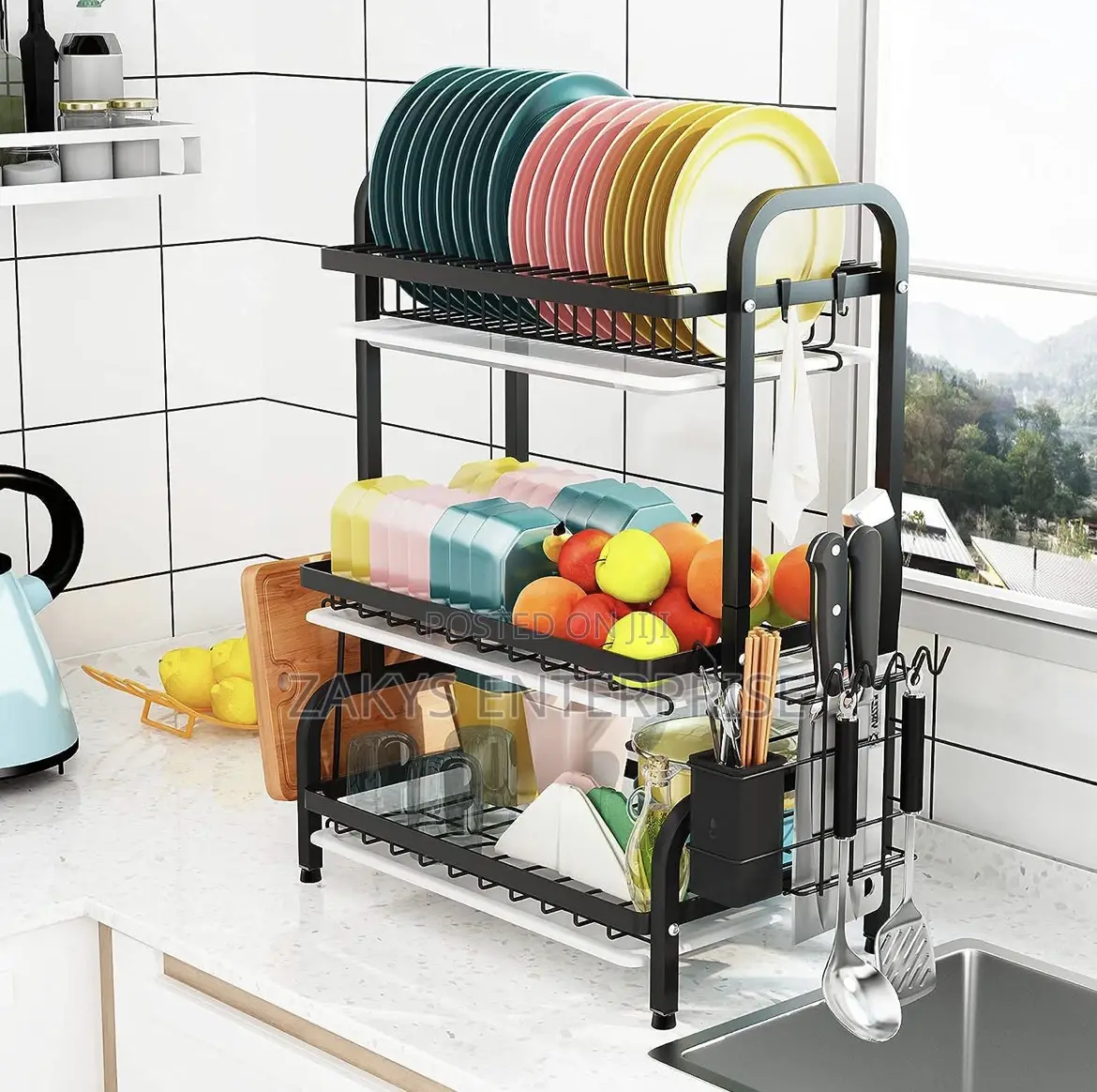 Anti Rust Dish Rack/Kitchen Organizer