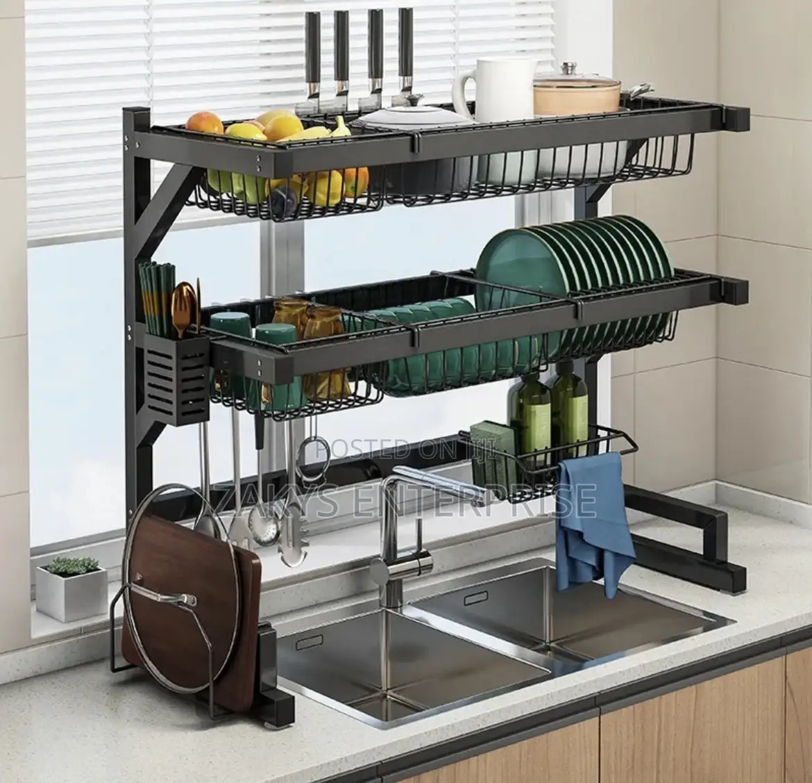 Oversink Dish Rack (Two Step)