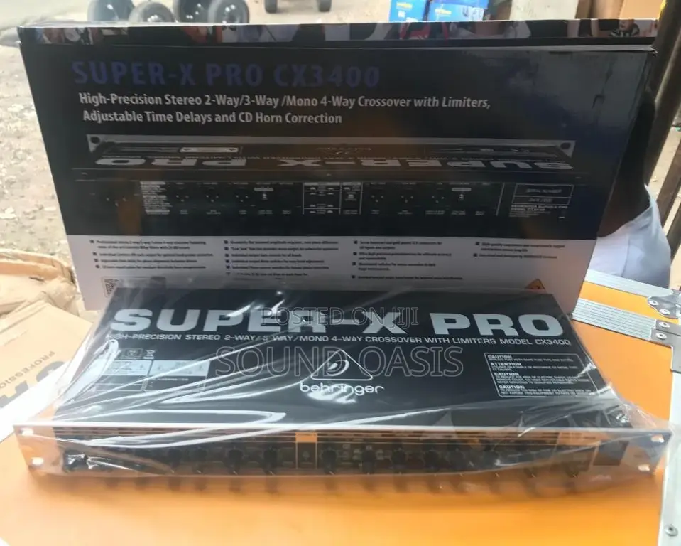Behringer SUPER-X PRO CX3400 High-Precision Stere Crossover
