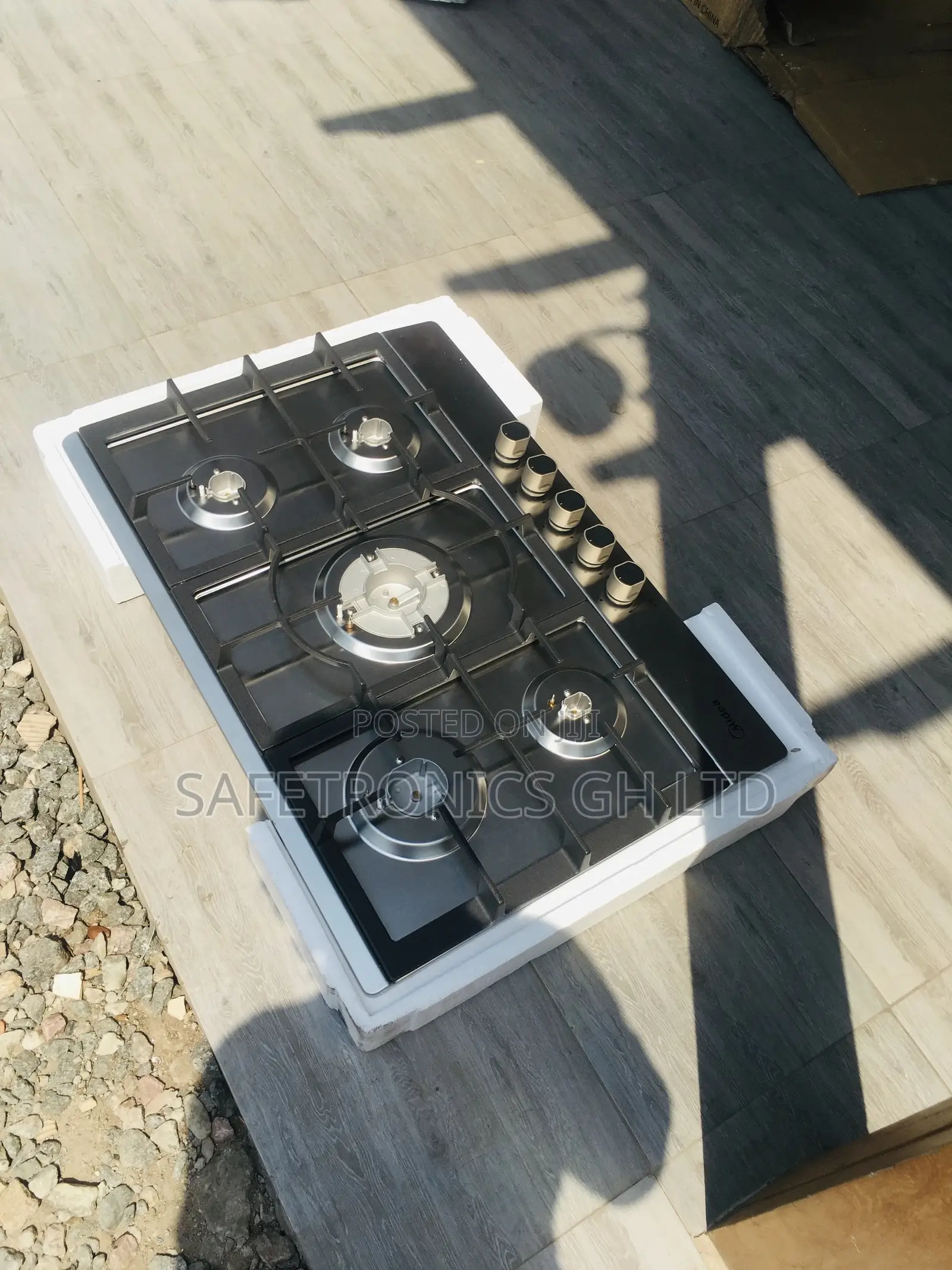 Midea Electric 5 Hobs Burner Gray 75G50ME Available
