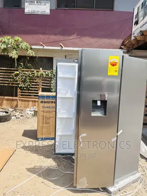 TCL-P520SBN TCL Side by Side Fridge Grey 