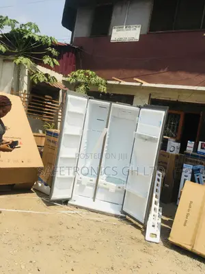 TCL Side by Side SBN 2 Doors Gray 607 Liters P520 Fridge
