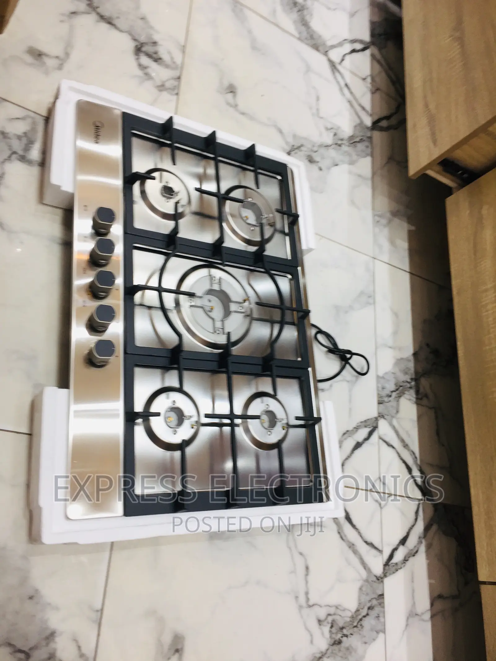 Gas Cooker Inbuilt 75G50ME Midea 5burner Stove