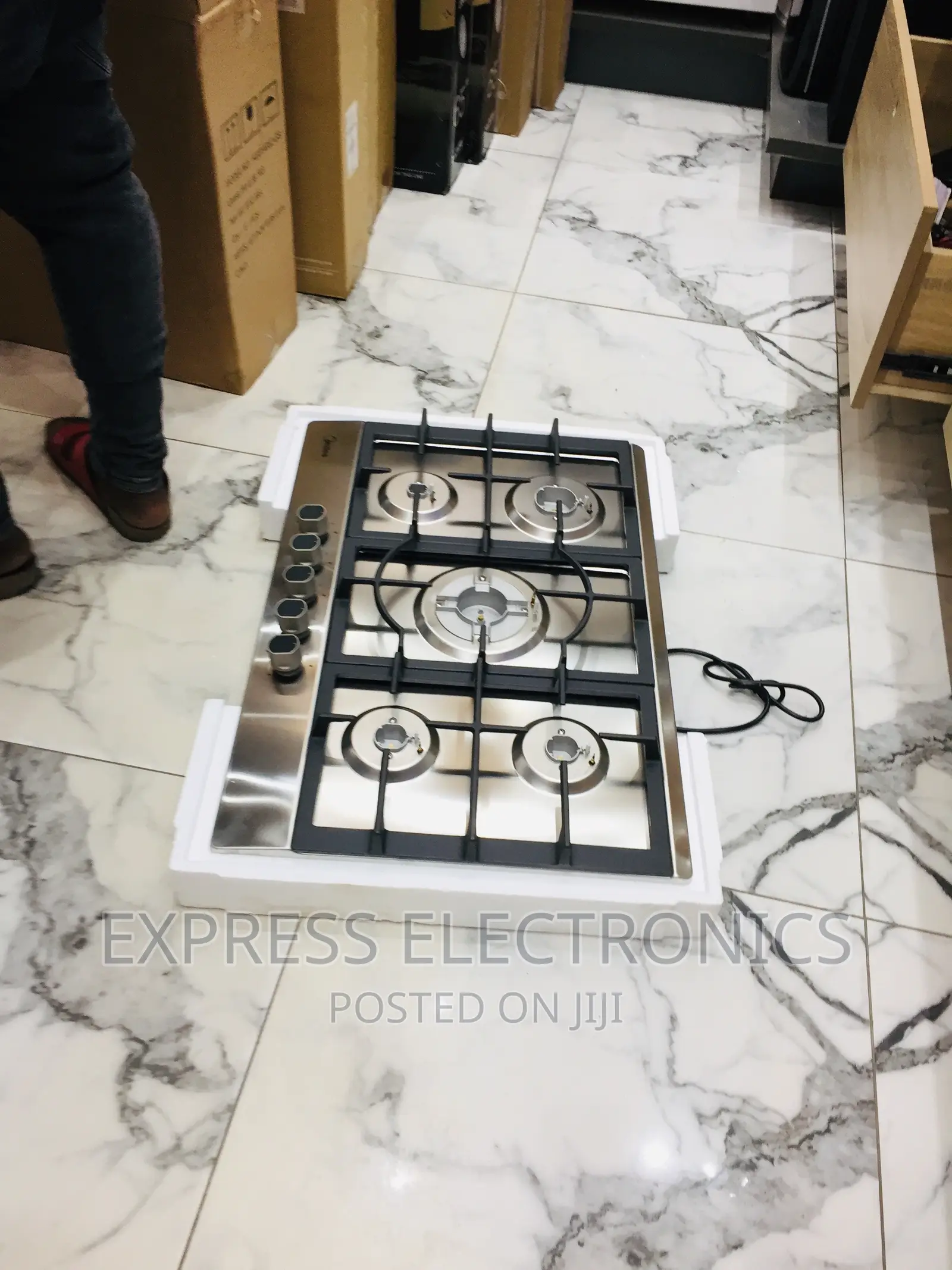 Stainless Steel Inbuilt Gas Cooker Midea 5b 75G50ME