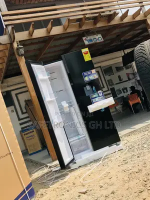 Nasco Black Nass2b-64s 2 Doors Side by Side Fridge
