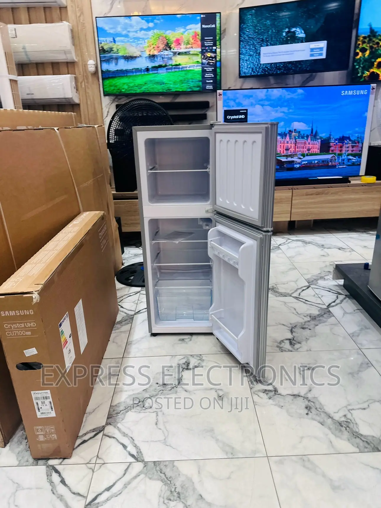 Nasco Nasd2-13fl Fridge Double Door Grey