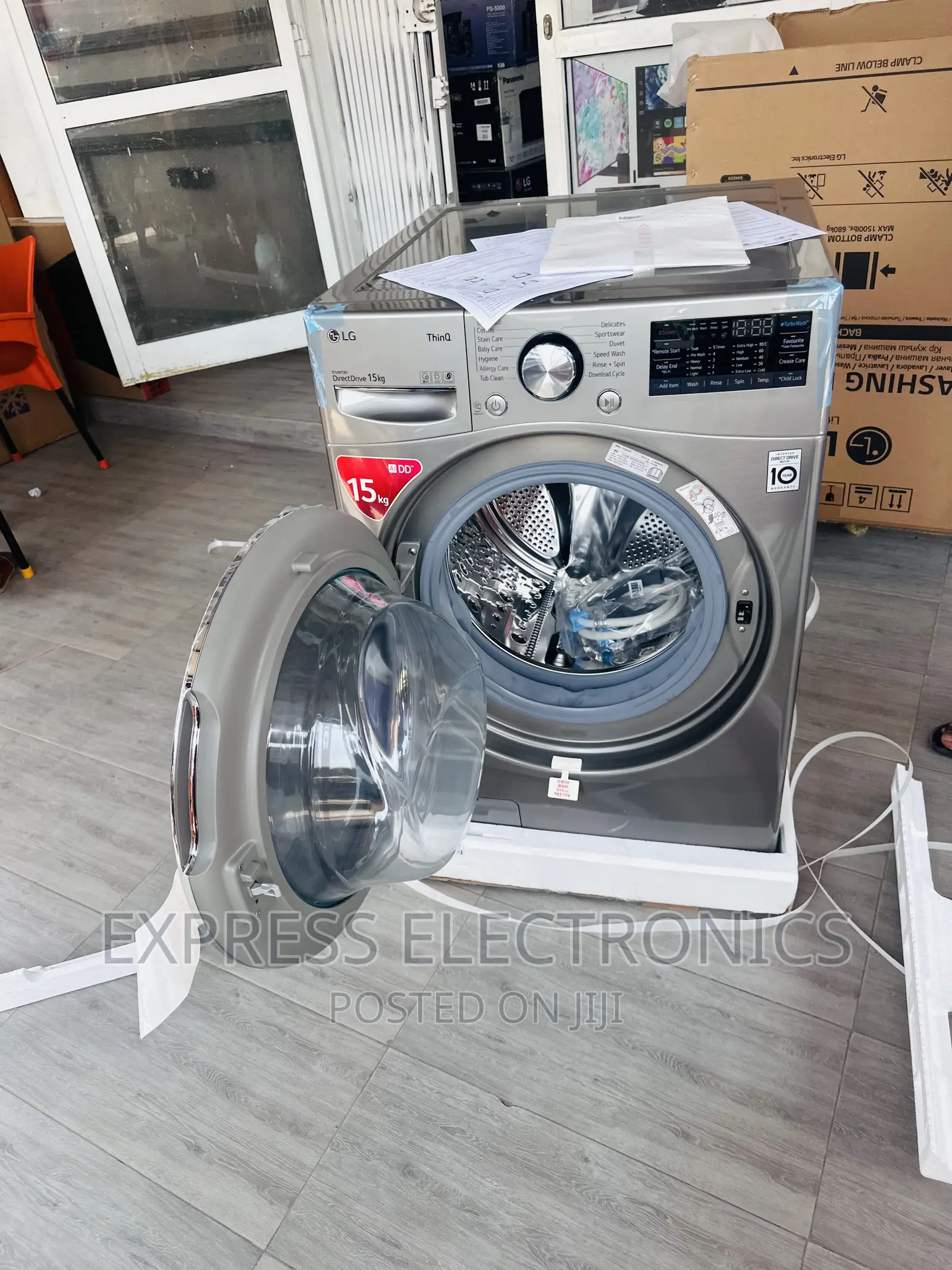 Zealous Sleek Washing Machine LG 15kg F0L9DGP2S