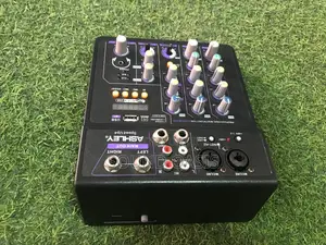 Ashley 4 Channel Professional Multi-Function Audio Mixer