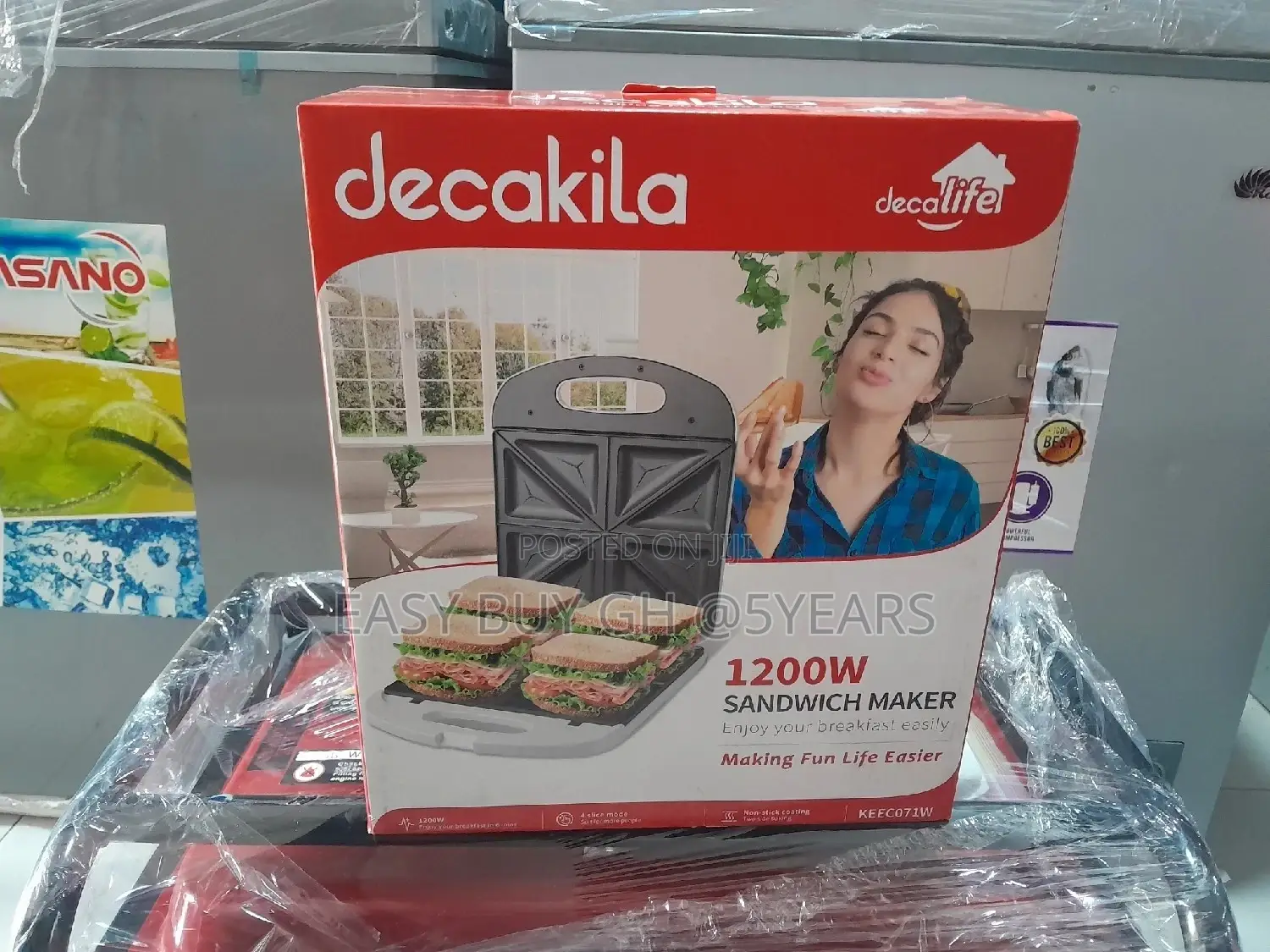 Decakila Sandwich Maker Brand New
