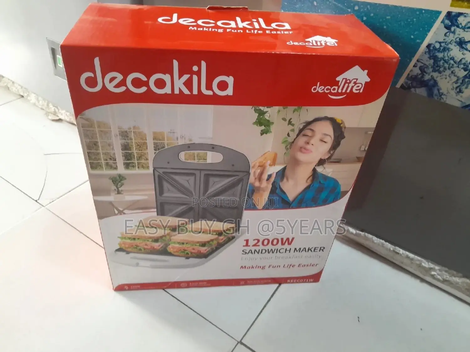 Fresh in Box Decakila Sandwich Maker