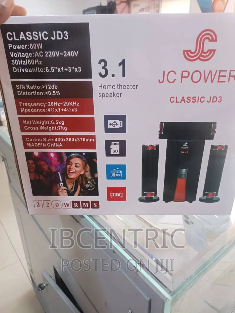 Jc Power Classic Jd3 3.1ch Home Theatre Speaker