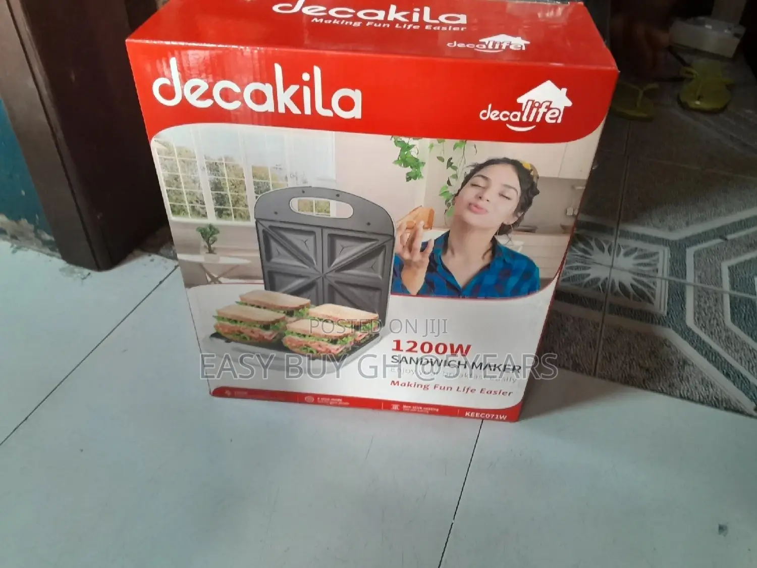 1200w Sandwich Maker Decakila Sandwich Maker