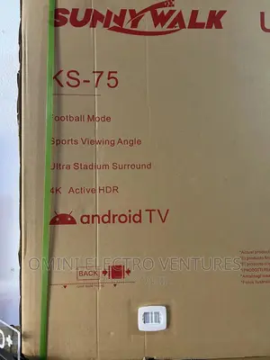 Brand New Sunny 75” Smart Uhd Tv
