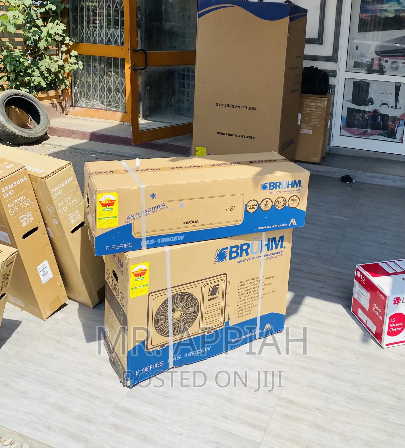 Energy Efficient Bruhm 2.0hp Split Type Air Conditioner.
