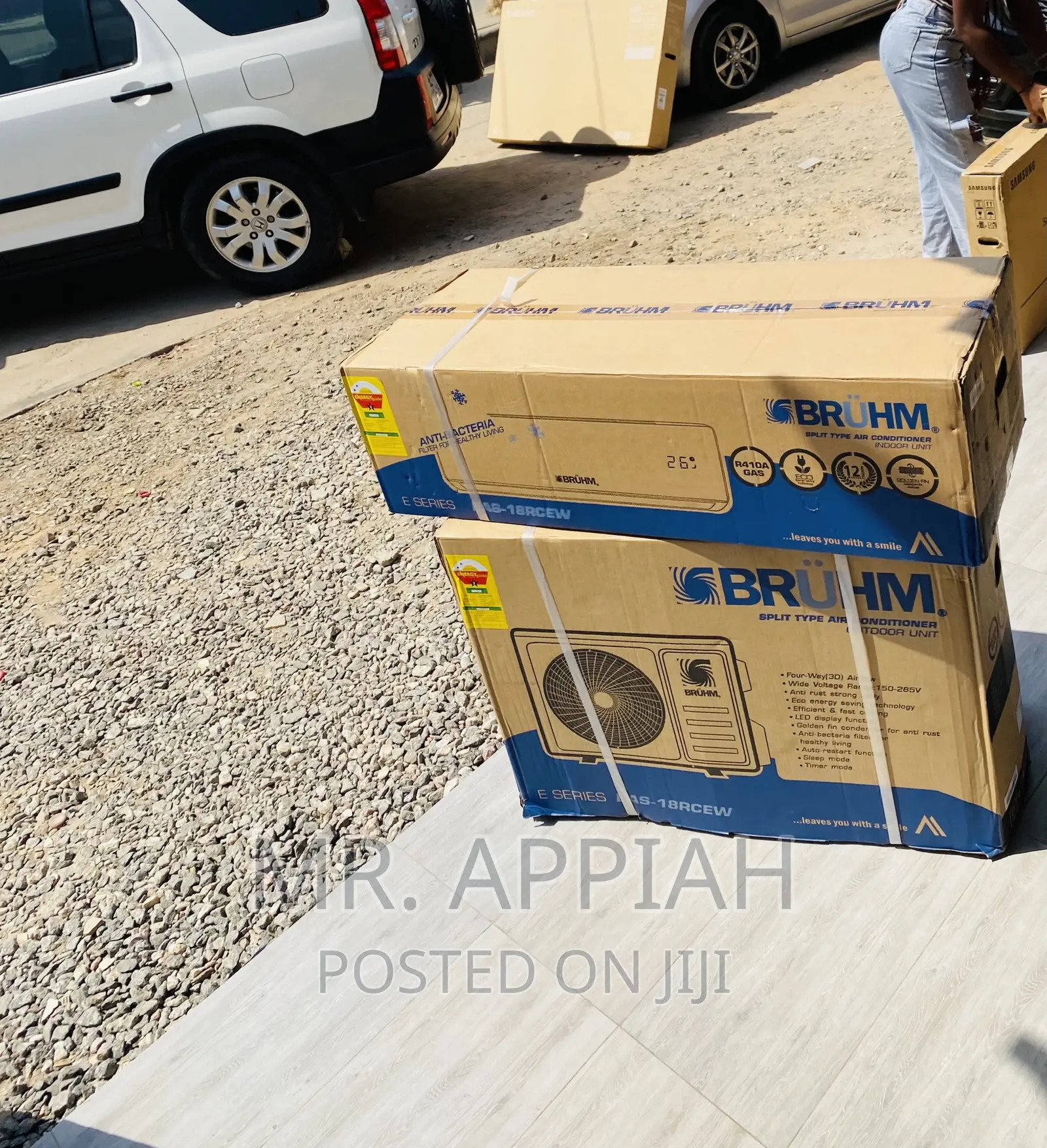 Best Bruhm 2.0hp Split Type Air Conditioner(White).