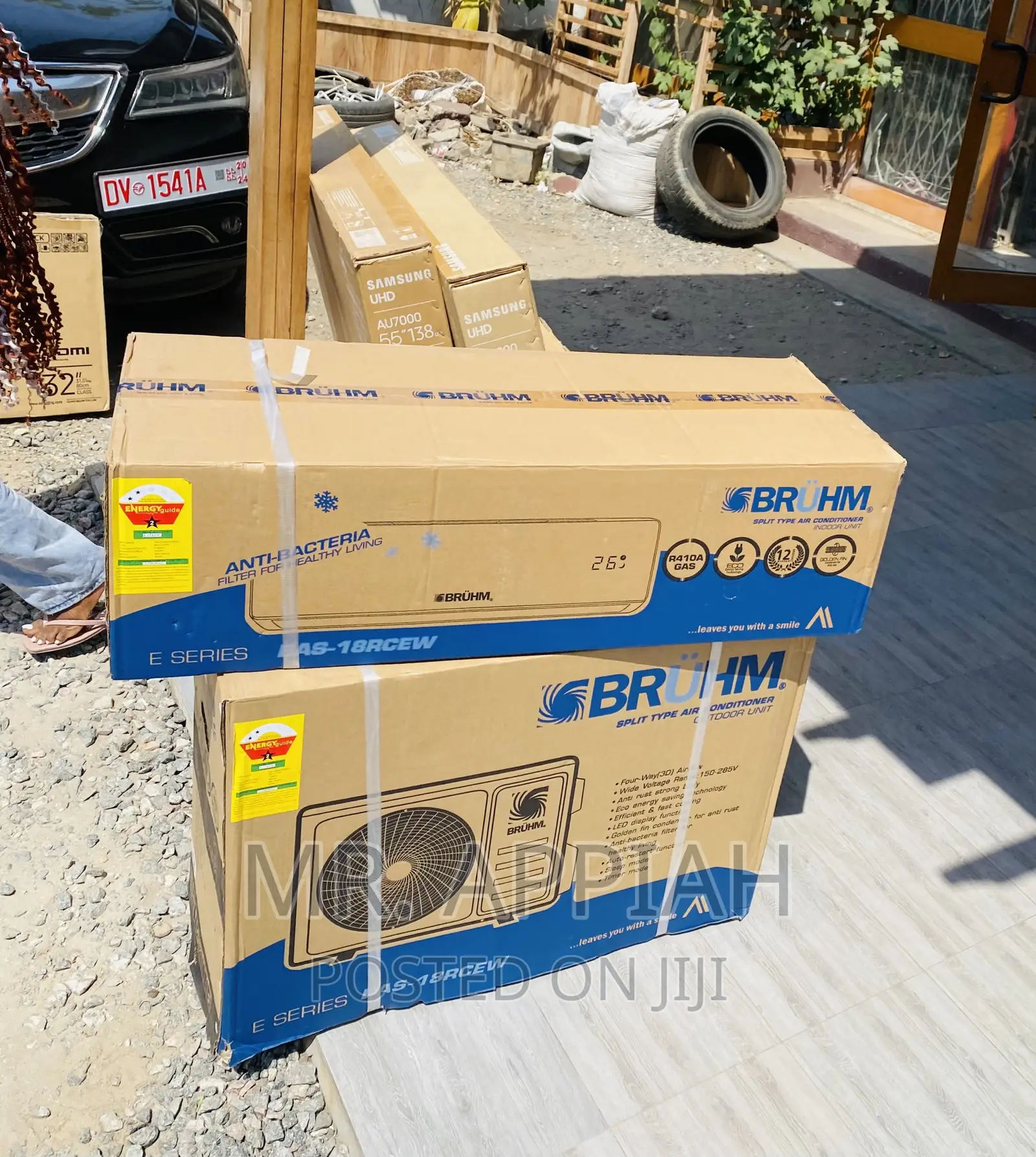 Affordable Bruhm 2.0hp Split Type Air Conditioner(White).
