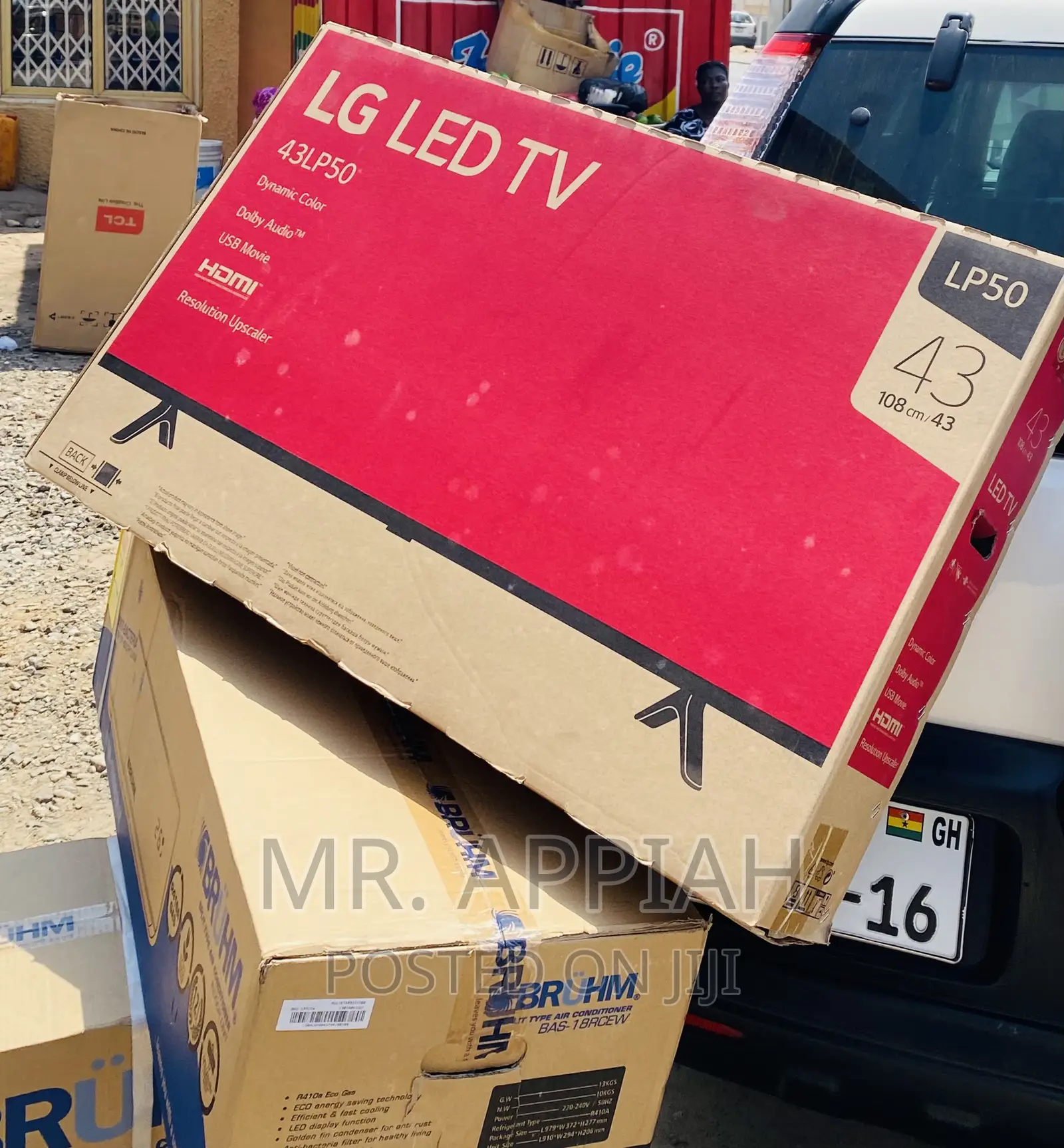 (43lp500)LG 43 Inch Full HD Led Tv,Black Color.