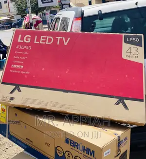 Elegant Black LG 43lp500 43 Inch Full HD Led Tv.