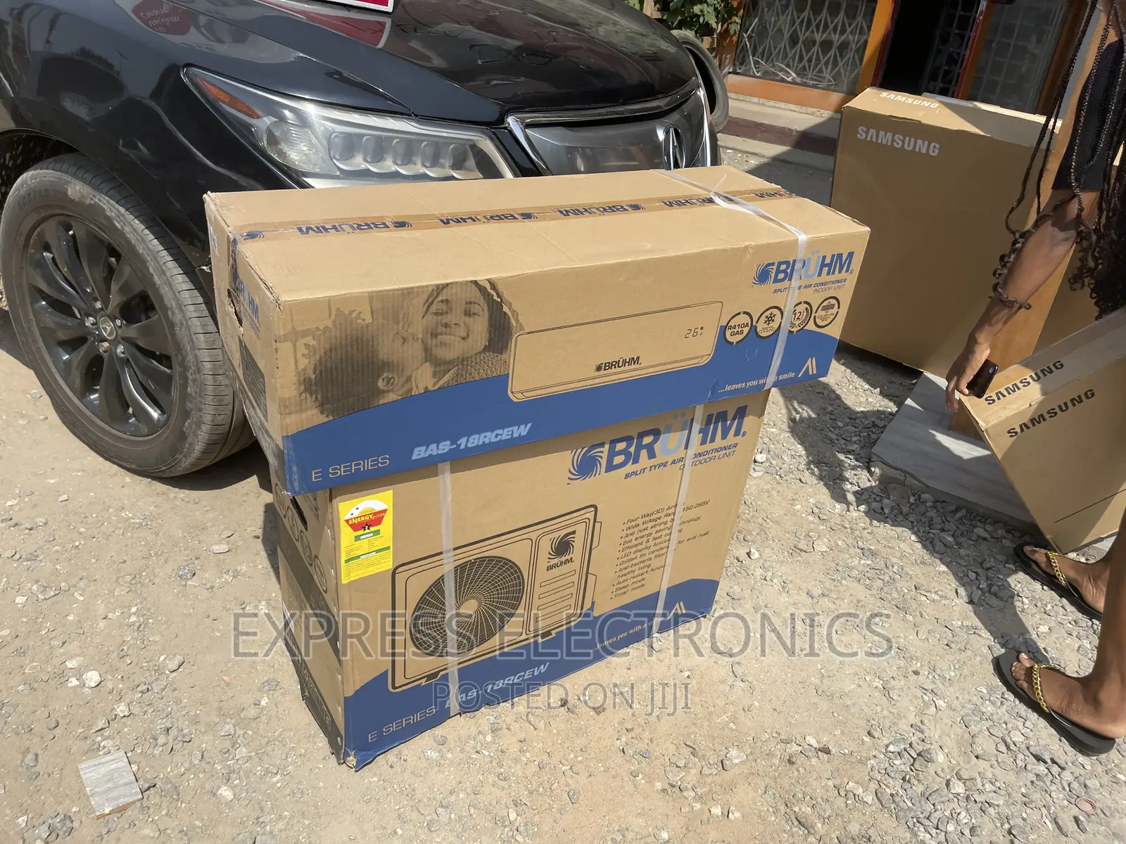 2.5hp Split R410 Gas Bruhm White 
