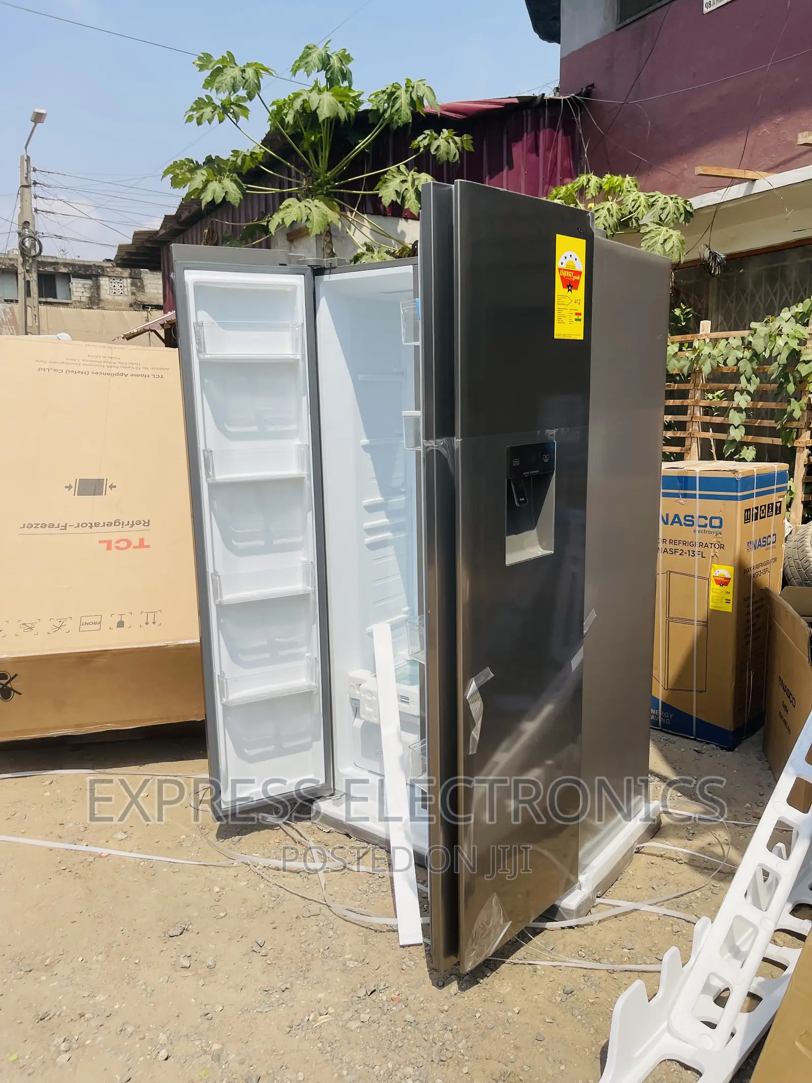 Zealous Sleek Grey Color Fridge TCL-P520SBN