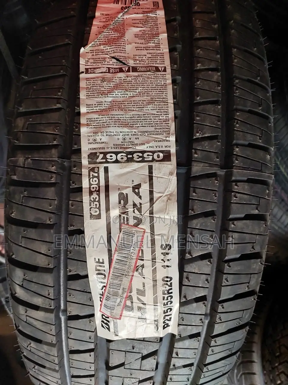 275/55r20 Brigdestone