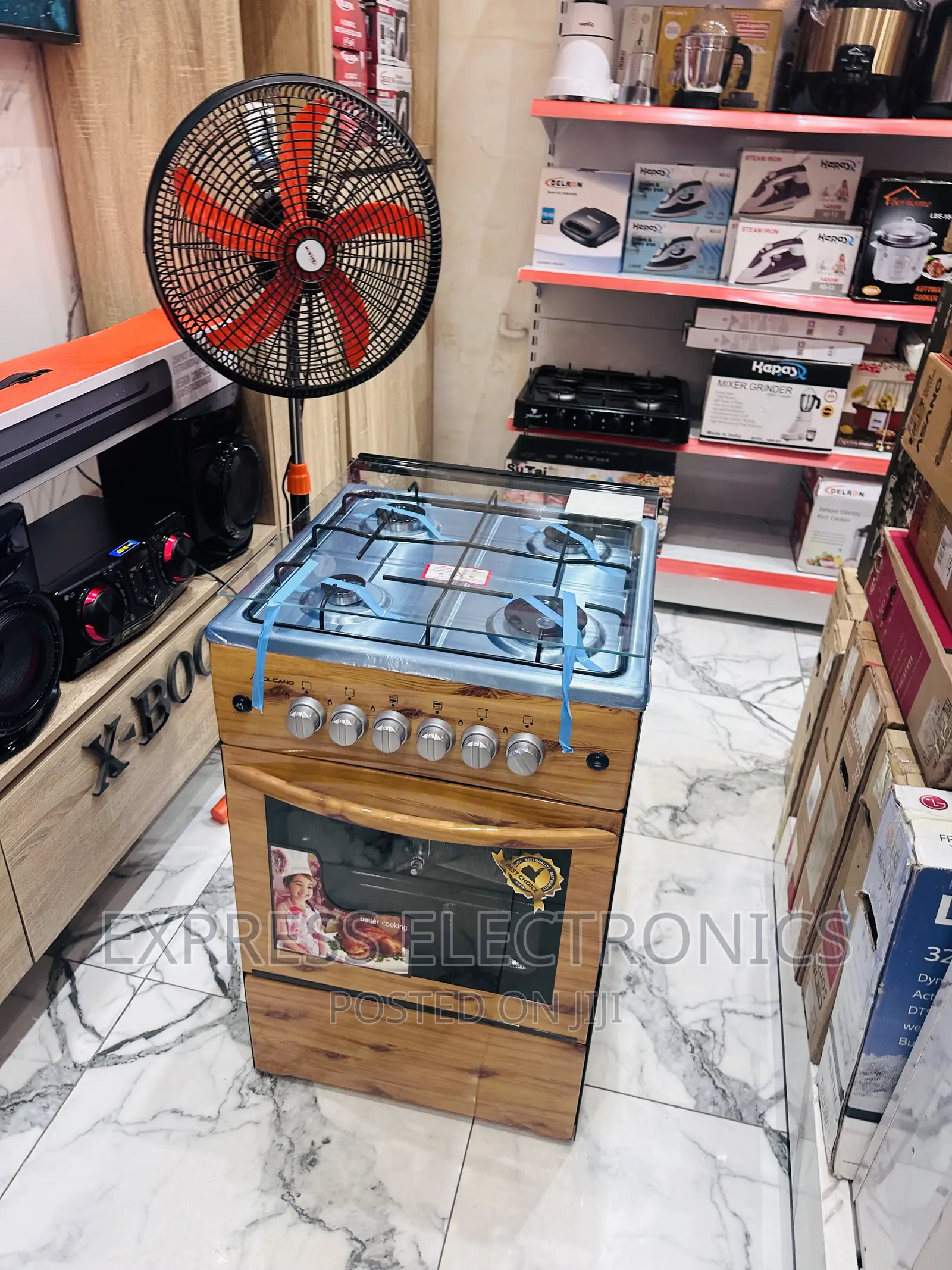 Stove Wooden Like Gas Cooker Oven 50/50