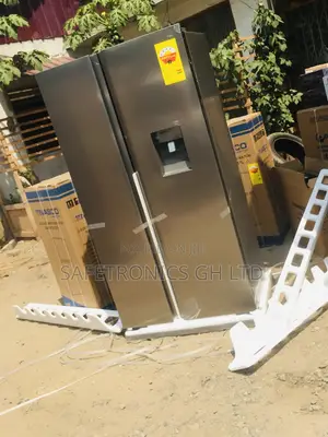 Side by Side TCL 607 Liters Gray 2 Doors P520SBN Fridge