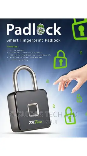 Zkteco Smart Fingerprint Padlock , Fingerprint Lock