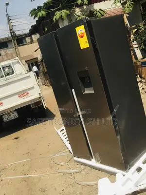 Gray 2 Doors TCL Side by Side P520SBN 607 Liters Fridge