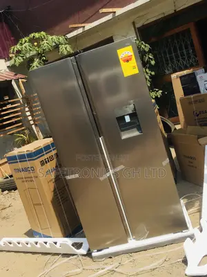 P520SBN 2 Doors Side by Side 607 Liters TCL Gray Fridge